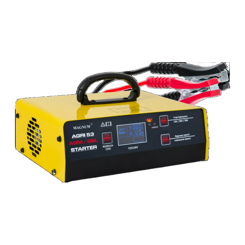  Prostownik z rozruchem Magnum AGRI 53 AGM / GEL Starter